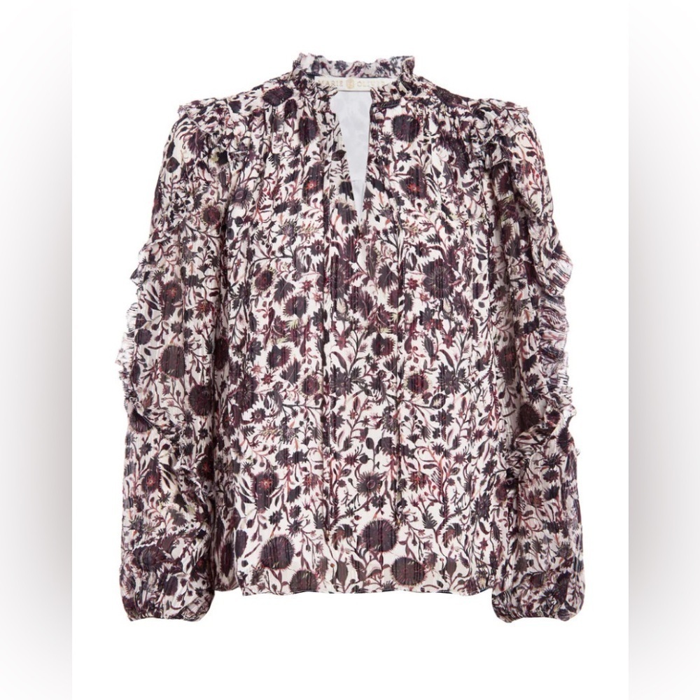 Marie Oliver Haley Blouse Ember Harvest Size Small